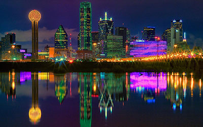 WM 2026 Dallas City by night