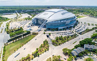 WM 2026 Dallas AT&T Stadium Vogelperspektive