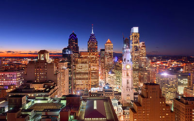 WM 2026 Philadelphia City by nigth