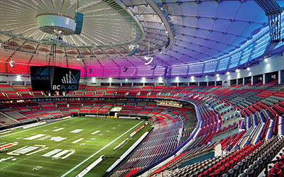 WM 2026 Vancouver BC Place Innenraum